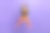 全身照片甜美闪亮的小女孩穿着绿色卫衣跳高接篮球孤立的紫色背景图片下载