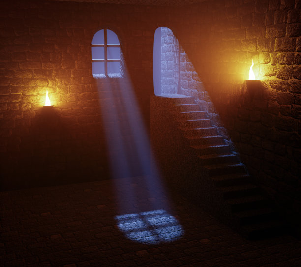 古堡内部图片下载