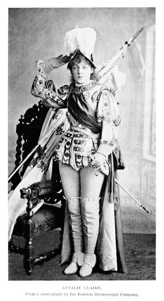 阿蒂尔·克莱尔肖像照，英国女演员，19世纪文化史图片下载