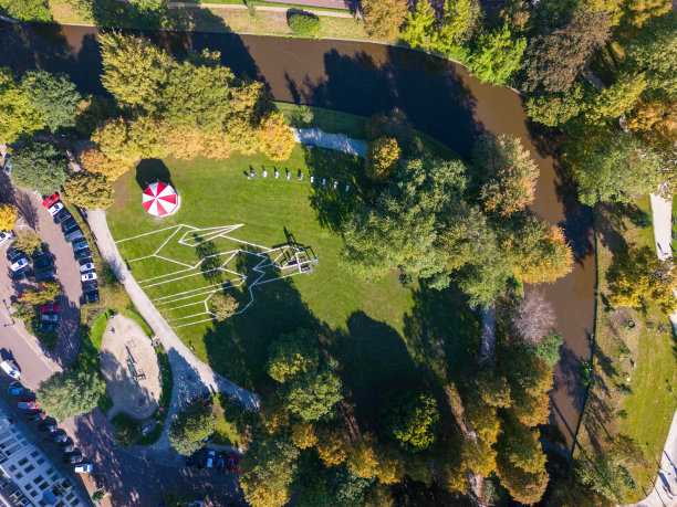 乌得勒支水循环的俯视图图片图片下载