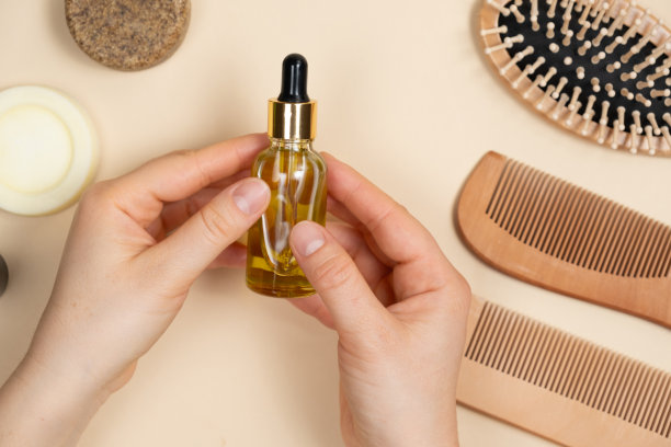 天然护发油。有机生态护发产品。图片下载
