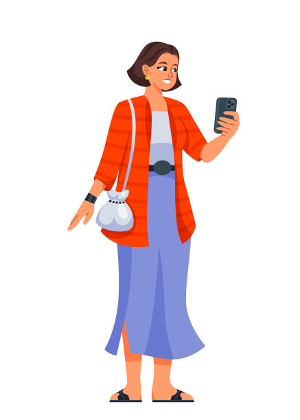 手持手机的人图片下载