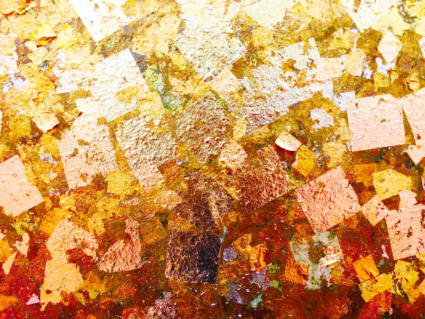 金箔的质感，金色的背景，图片来自佛像背面图片下载