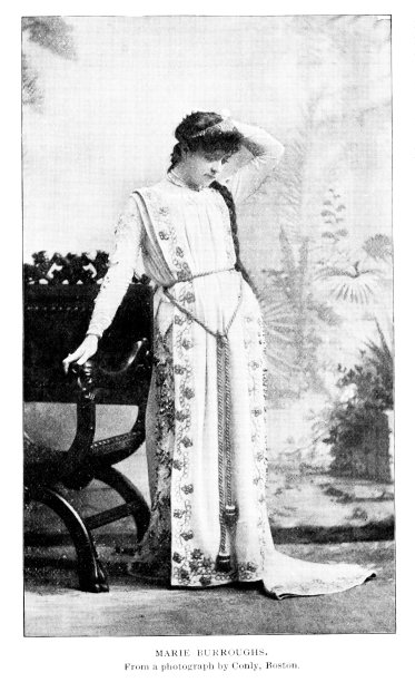 玛丽·巴勒斯肖像照，美国女演员，19世纪文化史图片下载