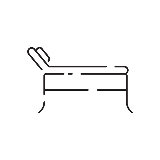 家居装饰和家具的细线图标，黑色的颜色，孤立在白色的背景图片下载