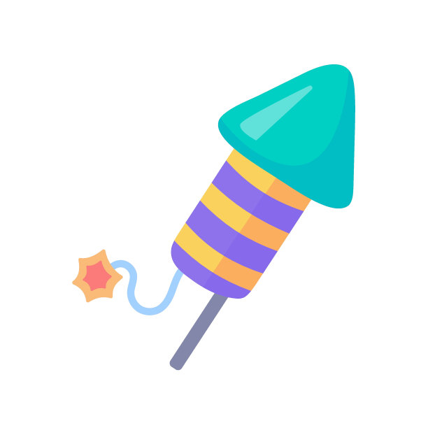 方烟花。为聚会创造乐趣的彩色烟花。图片下载