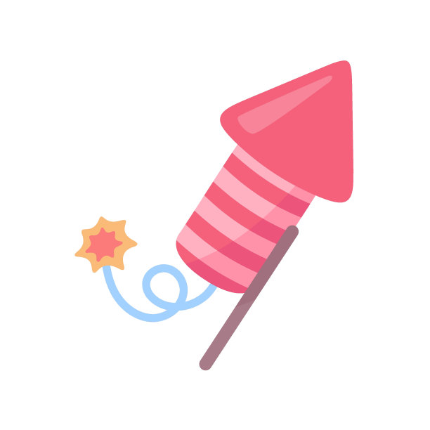 方烟花。为聚会创造乐趣的彩色烟花。图片下载