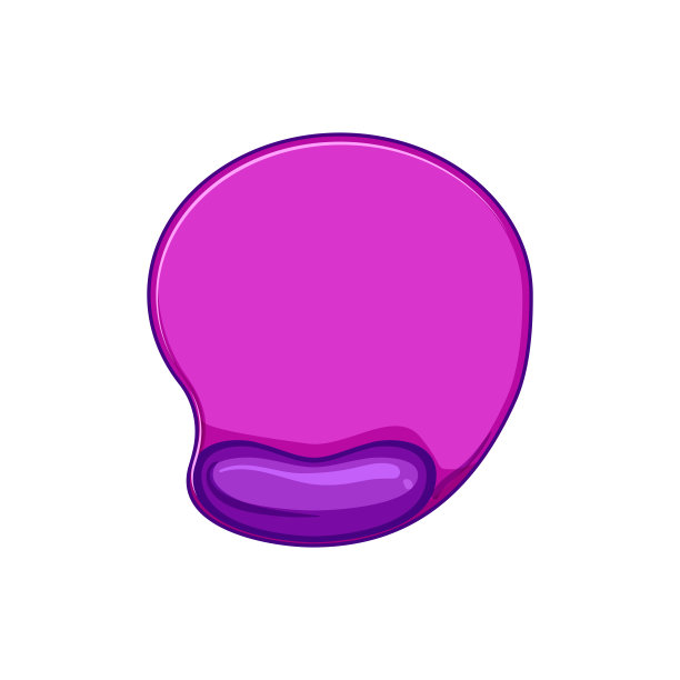 键盘鼠标垫卡通矢量插图图片下载