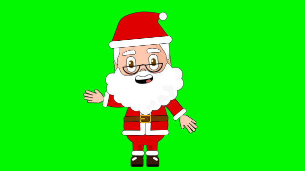 圣诞老人说话卡通人物阿尔法阿凡达图片下载