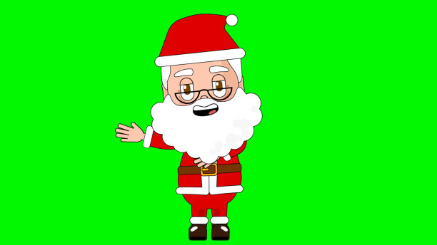 圣诞老人说话卡通人物阿尔法阿凡达图片下载