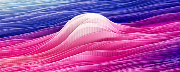 金融科技革命。金融科技的银行和投资新时代:抽象的彩色数据图。图片下载