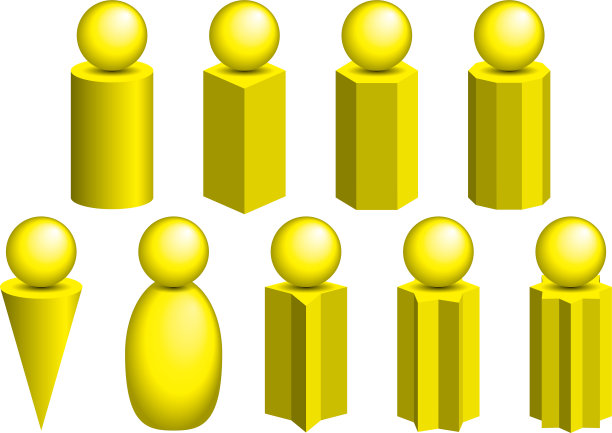 人物矢量图标素材收集图片下载