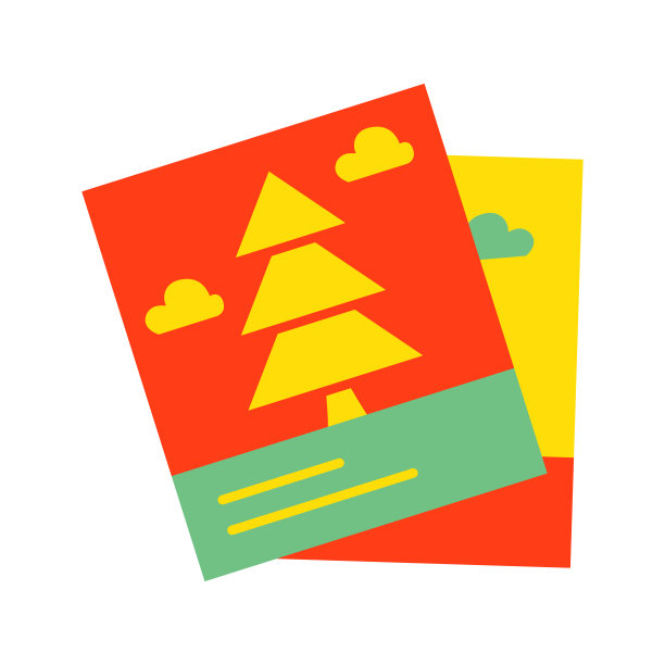 圣诞照片平面图标矢量插图隔离在白色背景上。图片下载