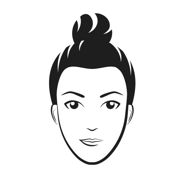 女人的发髻图片下载