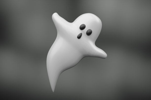 boo，恐怖，鬼，背景，图标，卡通，3D图片下载