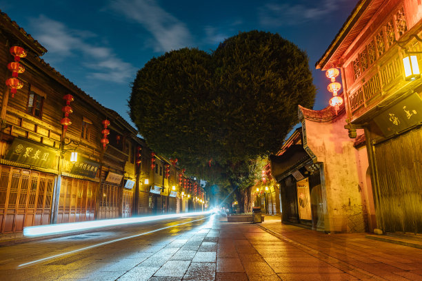 福建省福州市三坊七巷风景区图片下载