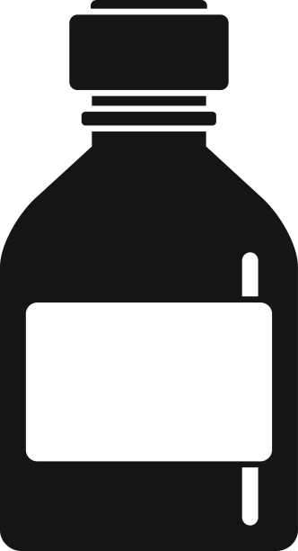 药液瓶图标造型简单图片下载