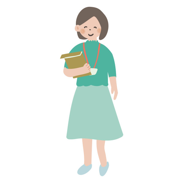 手持文件的妇女图片下载