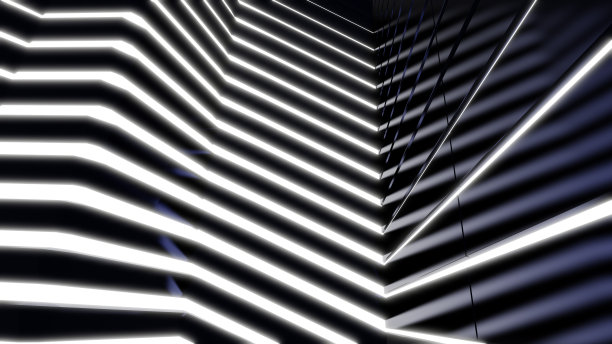 科幻墙光隧道图片下载