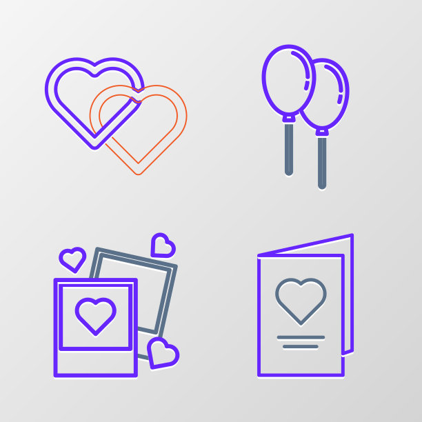 用心设置情人节派对传单图片下载