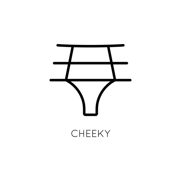 厚颜无耻的内裤图标。女性内衣适用于网页设计、互联网、广告、标签、行业。图片下载