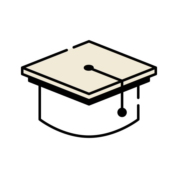 教育简单线条图标图片下载