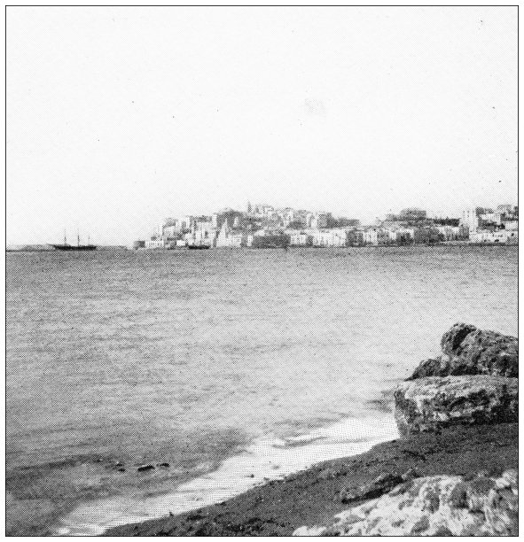 那不勒斯和坎帕尼亚的古董旅行照片:波佐利附近的海岸图片下载