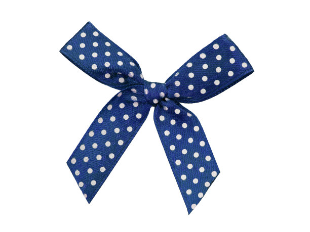 礼品缎面蝴蝶结用于礼品装饰，孤立在白色上图片下载