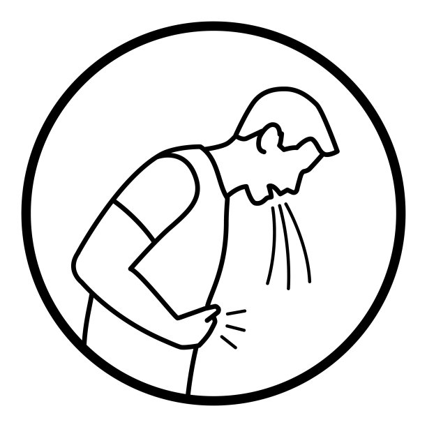 恶心的人吐图标图片下载