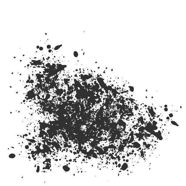 矢量纹理，许多不同大小的碎片。用墨水、颜料或粉笔涂抹图片下载