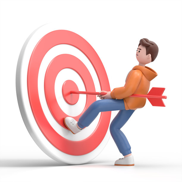 男性卡迪尔的3D插图正在移除箭头，蓝色背景的3D渲染。图片下载