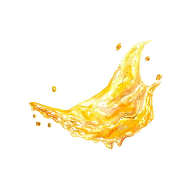 加点橙汁。水彩插图孤立的白色背景。贺卡，果汁标签，食品包装，封面，请柬。图片下载