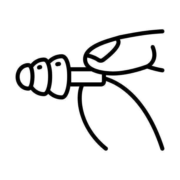 耳塞轮廓图标图片下载