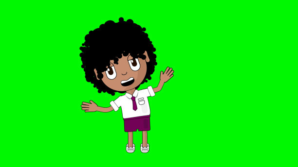 男孩歌舞卡通人物阿尔法阿凡达图片下载