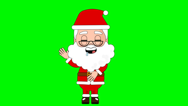 圣诞老人饥饿卡通人物阿尔法阿凡达图片下载