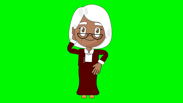 笨拙的卡通人物阿尔法阿凡达图片下载