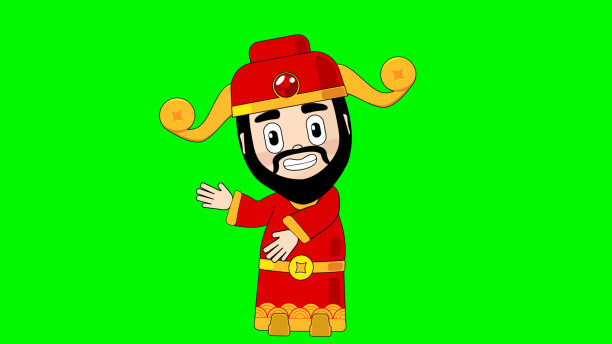 财神说话卡通人物阿尔法阿凡达图片下载