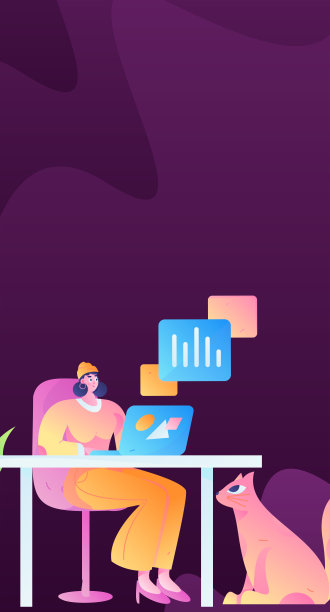 家庭室内人物场景平面矢量概念操作手绘插画图片下载