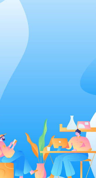 家庭室内人物场景平面矢量概念操作手绘插画图片下载