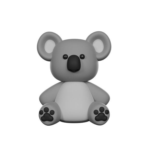 可爱的3D角色考拉玩具图片下载