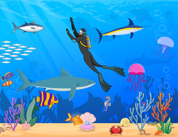 皮肤潜水员。图片下载