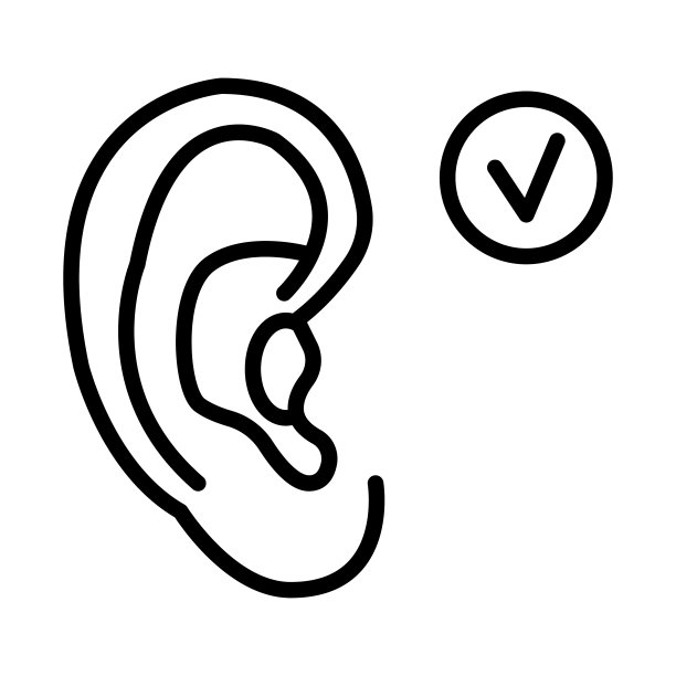 耳塞线性图标。硅胶、泡沫安全耳塞。噪声保护工具。睡觉的配件。孤立白色载体图片下载