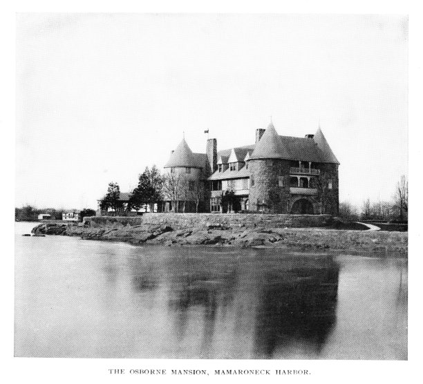 查尔斯·j·奥斯本在马马罗内克的豪宅，纽约州，美国，美国文化史图片下载