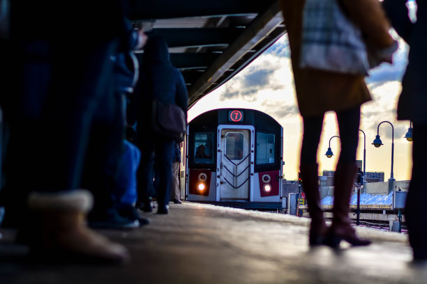 纽约市地铁冬季暴风雪公共交通复制空间背景图片图片下载