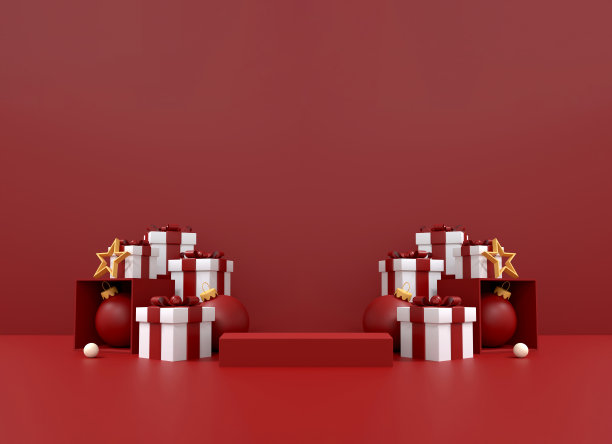 圣诞快乐，新年快乐。图片下载