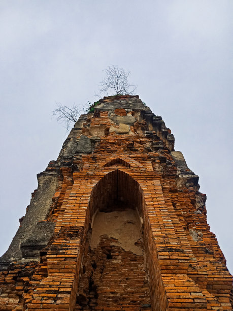这张照片保留了古代遗址的特征和历史共鸣，将我们与过去联系起来，唤起对泰国丰富传统的深刻欣赏。图片下载