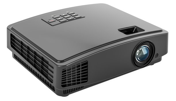 黑色投影仪，3D渲染图片下载