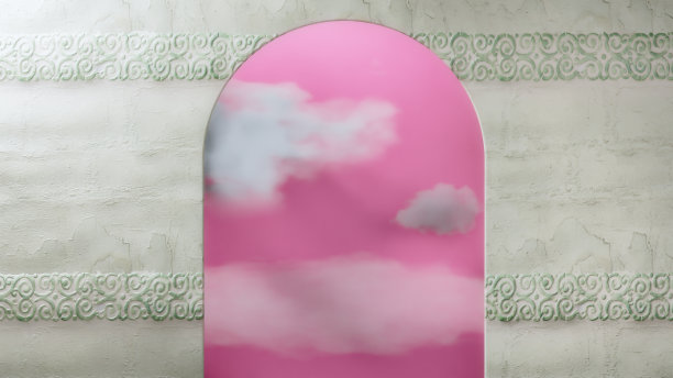 粉红壁云图片下载