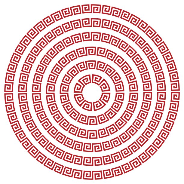 闪电风格标记矢量插画集(中式拉面标记，中式标记)图片下载