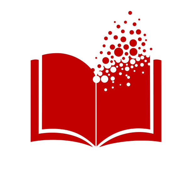 分散打开书的图标。矢量插画家。图片下载